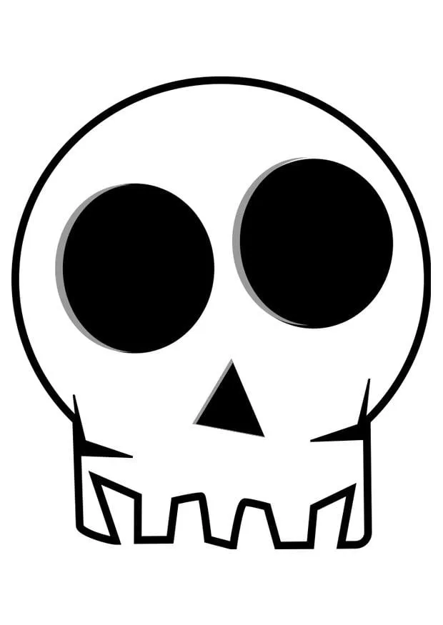 Dibujo para colorear calavera - Dibujos Para Imprimir Gratis - Img 19675 Dibujo para colorear calavera - Dibujos Para Imprimir Gratis - Img 19675