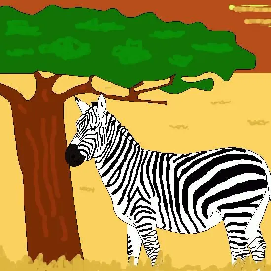 Dibujo para colorear de cebra - Dibujos para pintar animales para ... Dibujo para colorear de cebra - Dibujos para pintar animales para ...