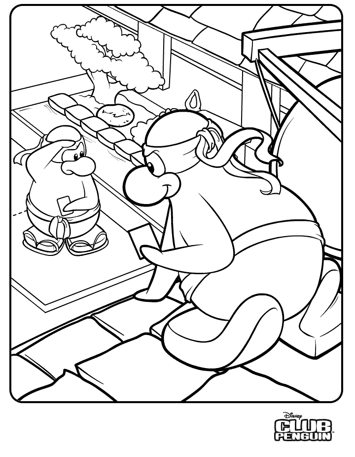 Nuevo Dibujo para colorear de Club Penguin! | Club Penguin Nuevo Dibujo para colorear de Club Penguin! | Club Penguin