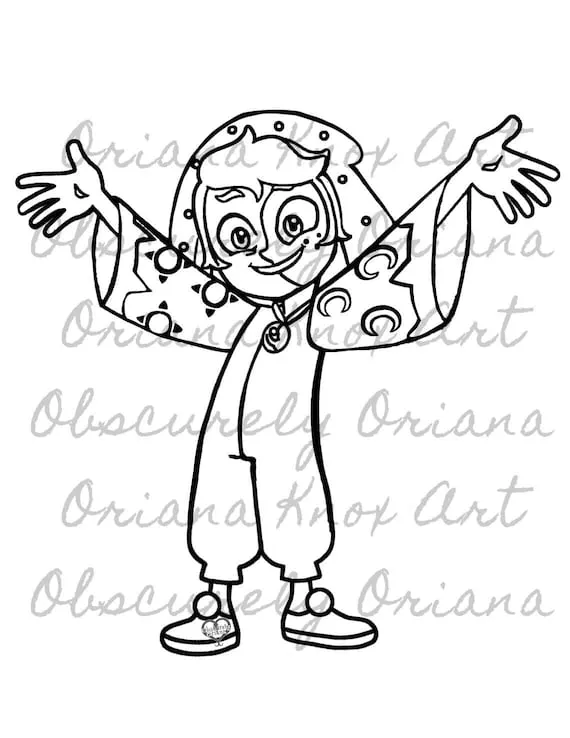 Dibujo para colorear del Coleccionista - Etsy México Dibujo para colorear del Coleccionista - Etsy México