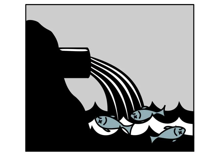 Dibujo para colorear contaminación del agua - Img 25686 Dibujo para colorear contaminación del agua - Img 25686