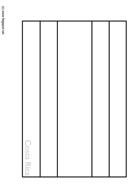 Dibujo para colorear Costa Rica - Img 6349