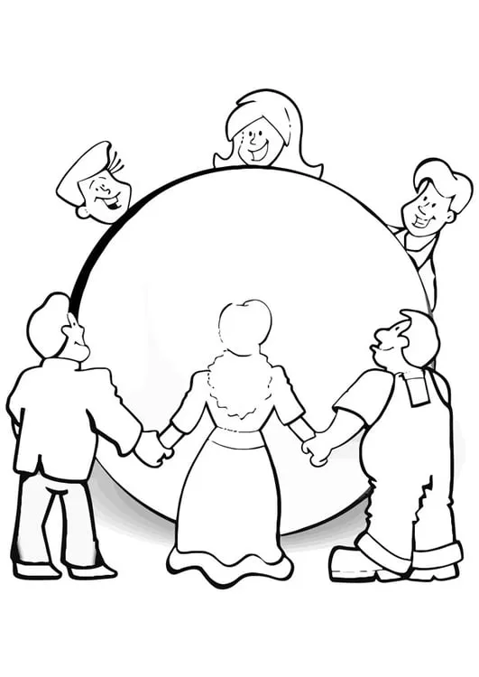 Dibujo para colorear cuidar el mundo - Dibujos Para Imprimir Gratis - Img 21152 Dibujo para colorear cuidar el mundo - Dibujos Para Imprimir Gratis - Img 21152