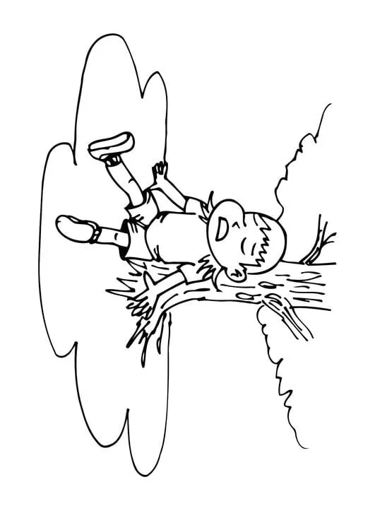 Dibujo para colorear Descansar - Img 11771