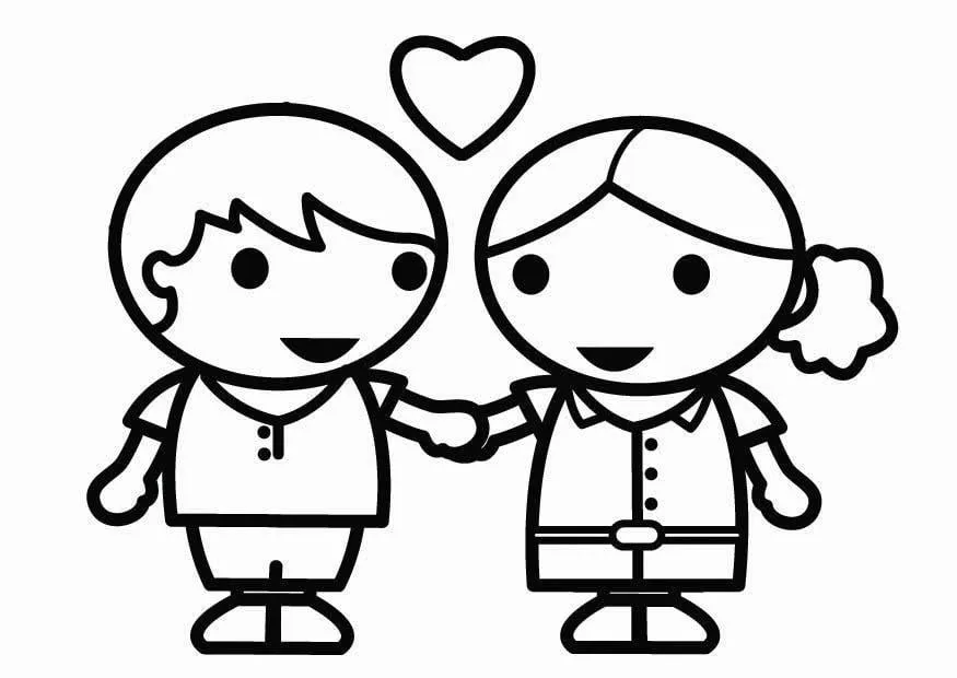 Dibujo para colorear Estar enamorado el Día de San Valentín - Dibujos Para Imprimir Gratis - Img 26694 Dibujo para colorear Estar enamorado el Día de San Valentín - Dibujos Para Imprimir Gratis - Img 26694