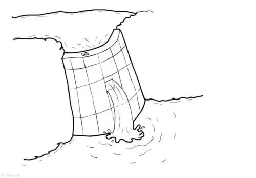 Dibujo para colorear Energía hidráulica - presa | ciencia ... Dibujo para colorear Energía hidráulica - presa | ciencia ...