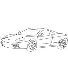 Dibujo para colorear FERRARI MODENA - Dibujos para Pintar y Colorear ...