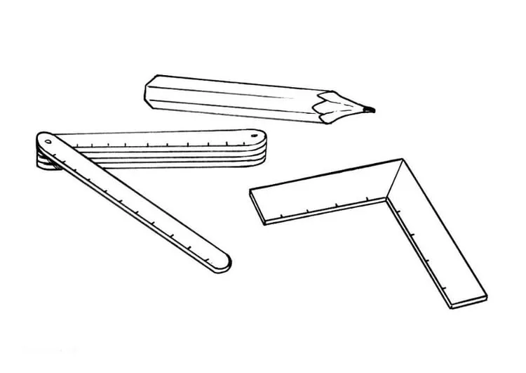 Dibujo para colorear Herramientas - Img 8207