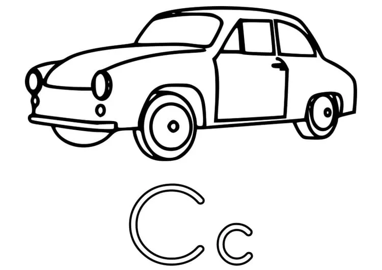 Dibujo para colorear c - Img 22493