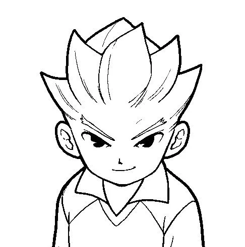 Dibujo para colorear Inazuma Eleven 5