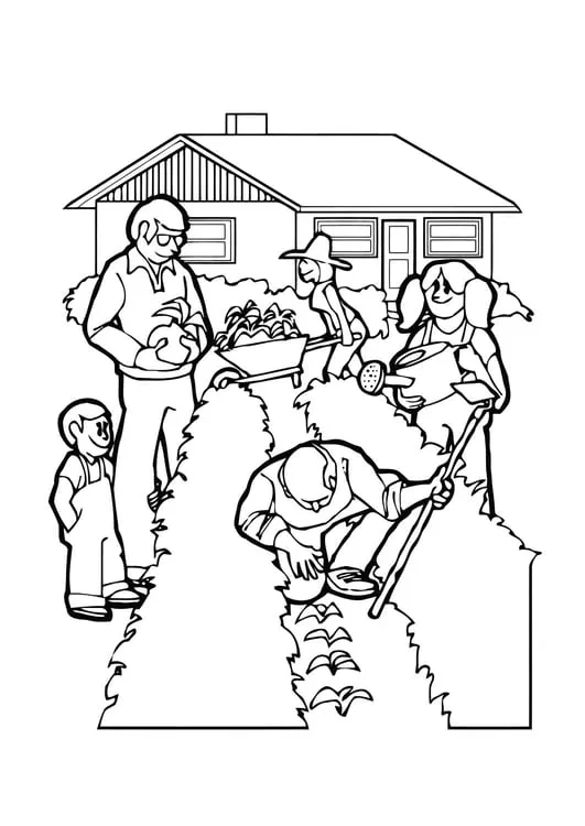 Dibujo para colorear Jardinería - Dibujos Para Imprimir Gratis - Img 11361 Dibujo para colorear Jardinería - Dibujos Para Imprimir Gratis - Img 11361