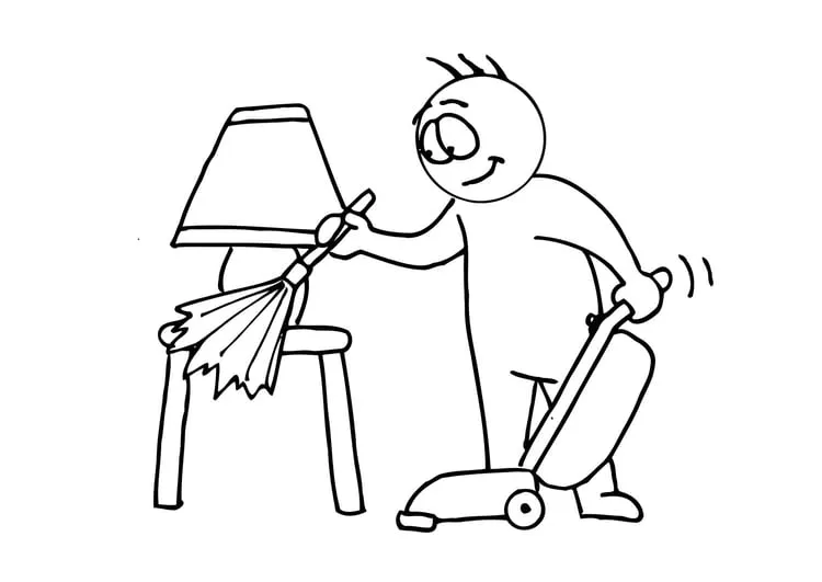 Dibujo para colorear Limpieza - Dibujos Para Imprimir Gratis - Img 11514 Dibujo para colorear Limpieza - Dibujos Para Imprimir Gratis - Img 11514