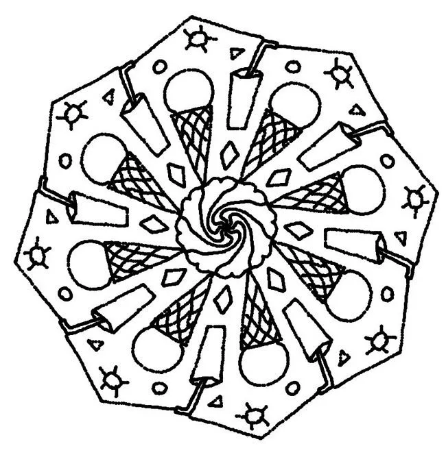 Mandalas verano para colorear - Imagui