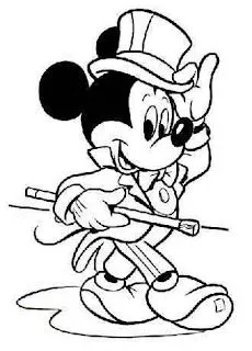DIBUJO PARA COLOREAR DE MICKEY MOUSE MAGO : ACTIVIDADES PARA NIÑOS DIBUJO PARA COLOREAR DE MICKEY MOUSE MAGO : ACTIVIDADES PARA NIÑOS