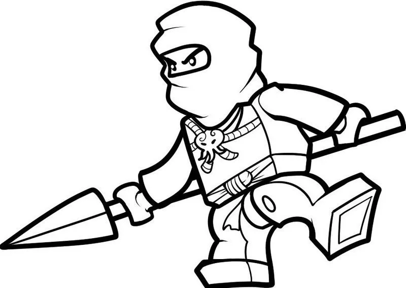 Coloriage ninjago jay - Imagui