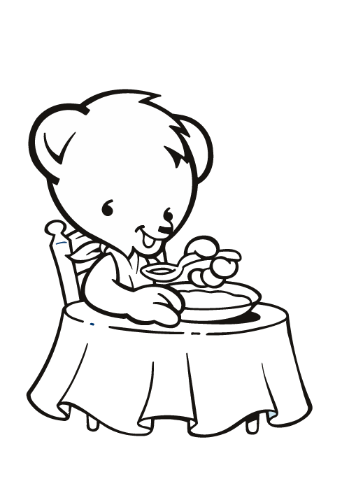 Dibujo persona comiendo - Imagui