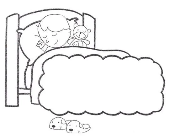 Dibujos para colorear niño durmiendo - Imagui