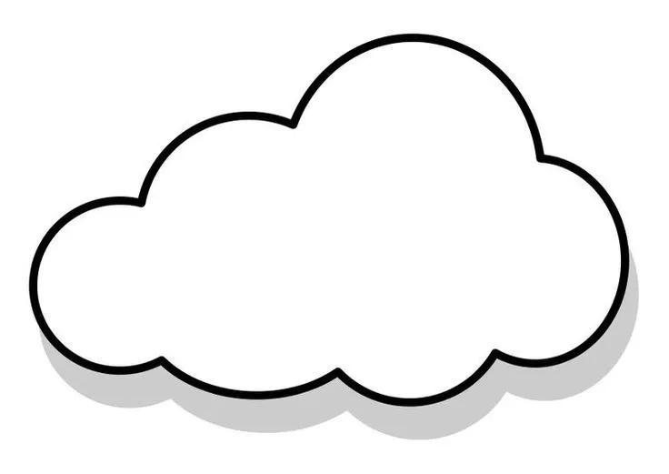 Dibujo para colorear nube | Dibujos de nubes, Plantilla de nube, Molde de nube Dibujo para colorear nube | Dibujos de nubes, Plantilla de nube, Molde de nube