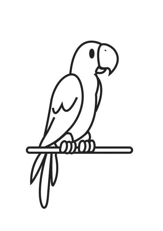 Dibujo para colorear papagayo - Dibujos Para Imprimir Gratis - Img 17598 Dibujo para colorear papagayo - Dibujos Para Imprimir Gratis - Img 17598