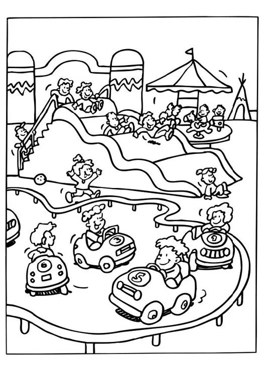 Dibujo para colorear Parque de atracciones - Img 6536 Dibujo para colorear Parque de atracciones - Img 6536