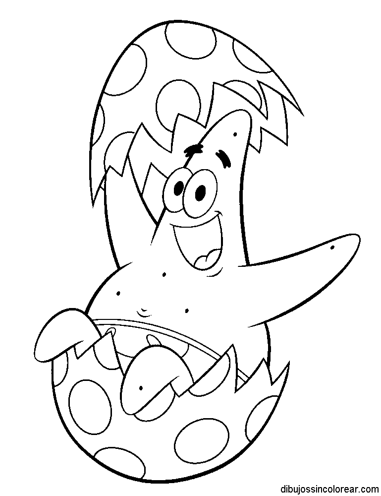 Dibujo para colorear de patricio estrella - Imagui