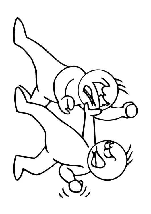 Dibujo para colorear Pelear - Dibujos Para Imprimir Gratis - Img 11683 Dibujo para colorear Pelear - Dibujos Para Imprimir Gratis - Img 11683