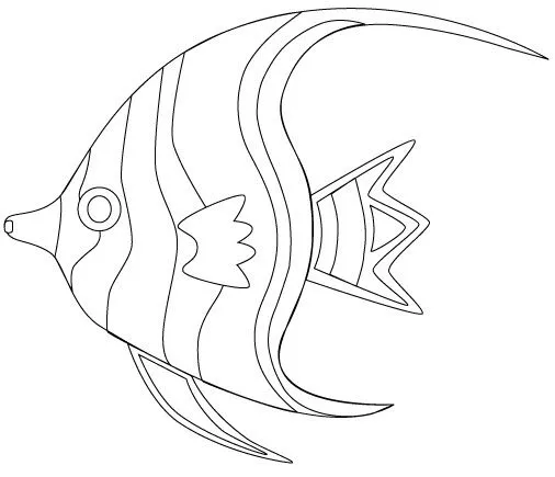 Dibujos para colorear: Pez para colorear