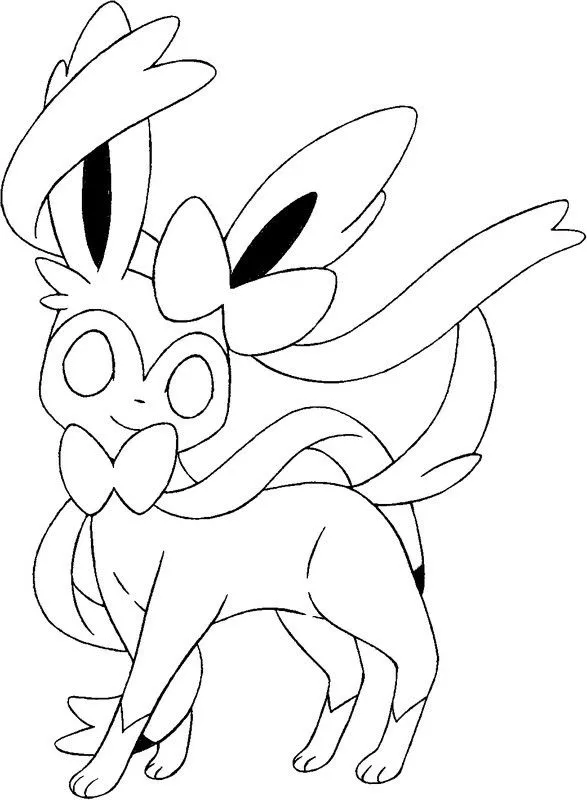 Dibujo para colorear Pokemon X Y  1