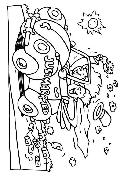 Dibujo para colorear Recién casados - Img 6528 Dibujo para colorear Recién casados - Img 6528