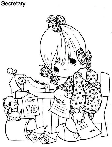 Dibujo para colorear de una secretaria, deja tus comentarios, recuerda ... Dibujo para colorear de una secretaria, deja tus comentarios, recuerda ...
