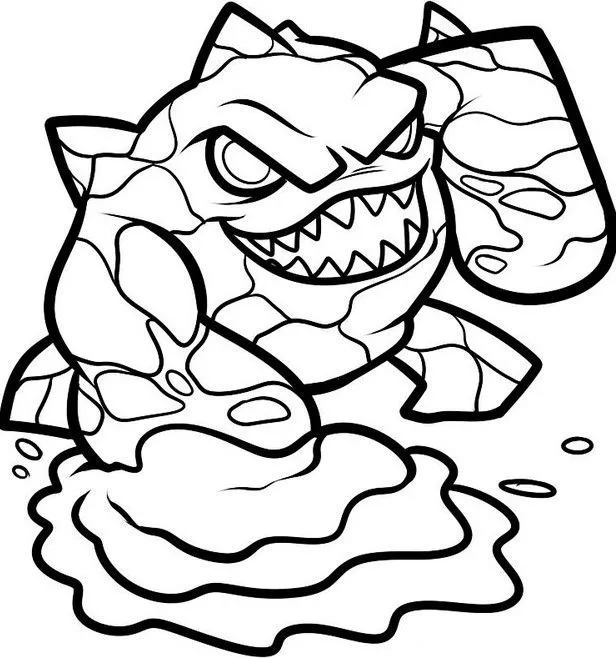 Malvorlagen Skylanders : Eruptor 4