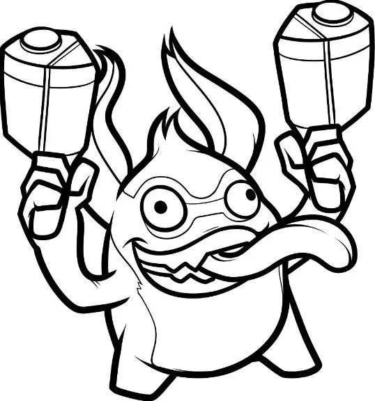 Malvorlagen Skylanders : Trigger Happy 8