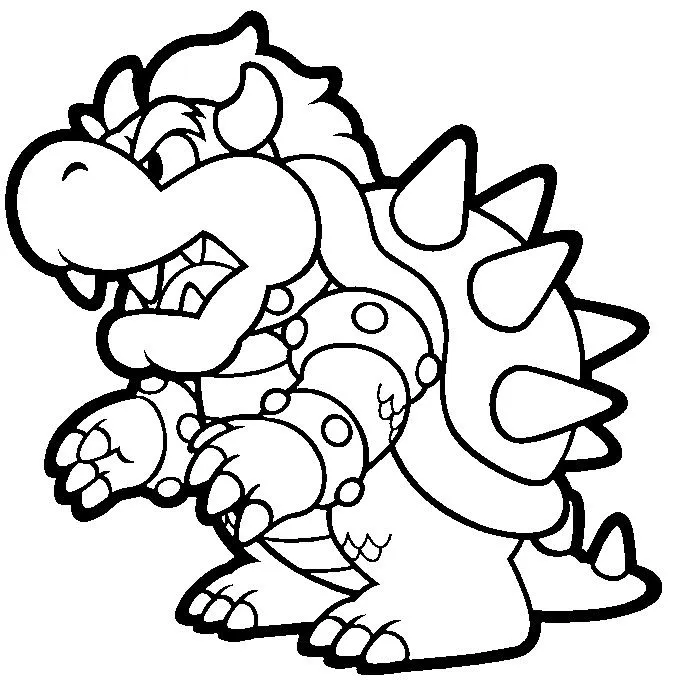 Dibujo para colorear Super Mario 15