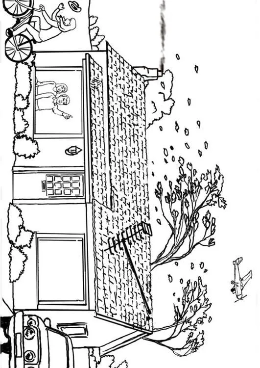Dibujo para colorear Tormenta, huracán - Img 12309 Dibujo para colorear Tormenta, huracán - Img 12309