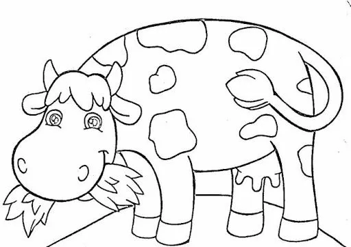 Dibujo para colorear de vaca lechera - Imagui Dibujo para colorear de vaca lechera - Imagui