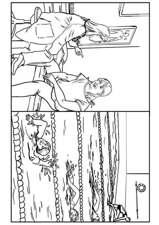 Dibujo para colorear Vida saludable - Img 7526