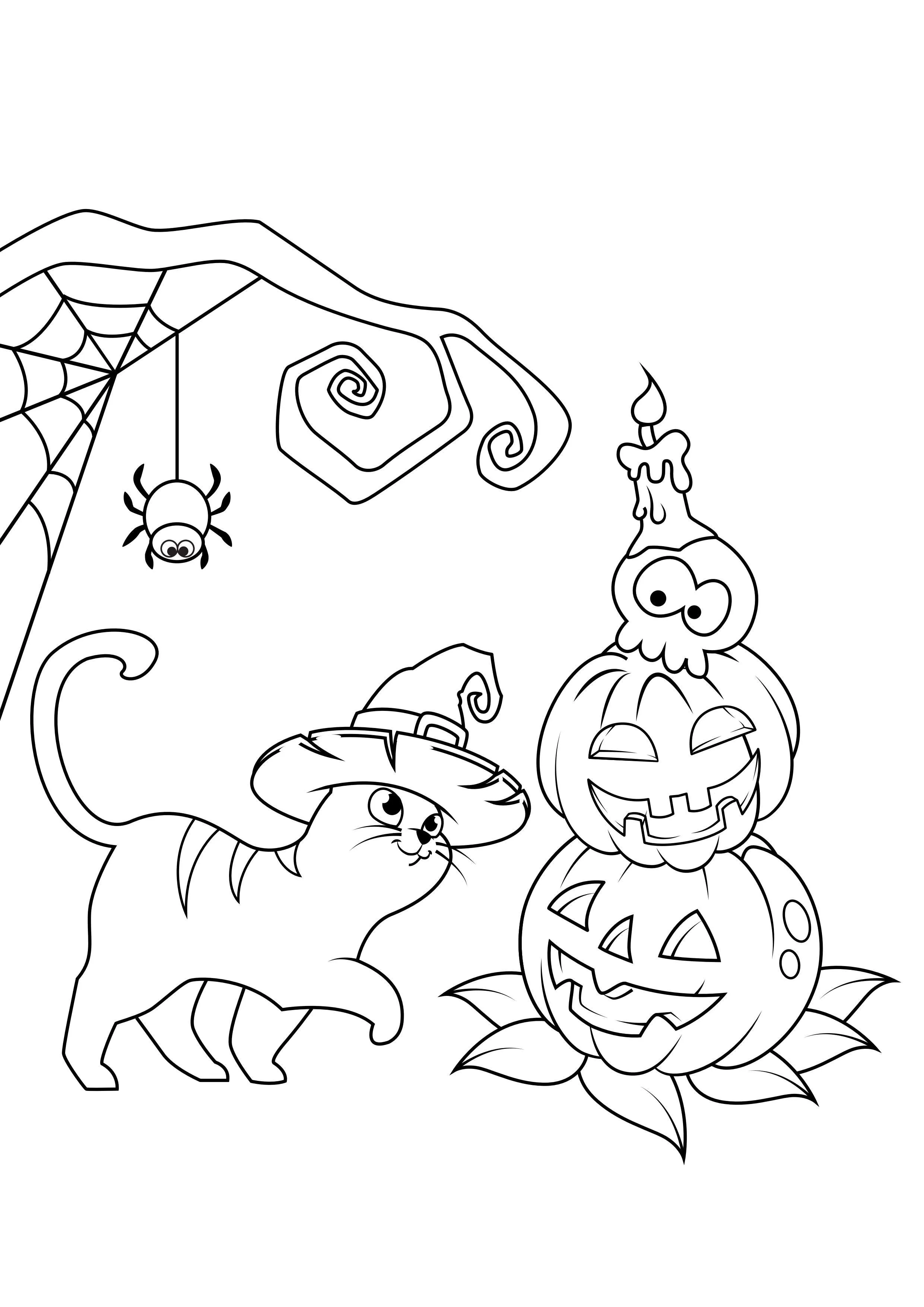 Dibujo para colorear Víspera de Todos los Santos - Dibujos Para Imprimir Gratis - Img 31641 Dibujo para colorear Víspera de Todos los Santos - Dibujos Para Imprimir Gratis - Img 31641