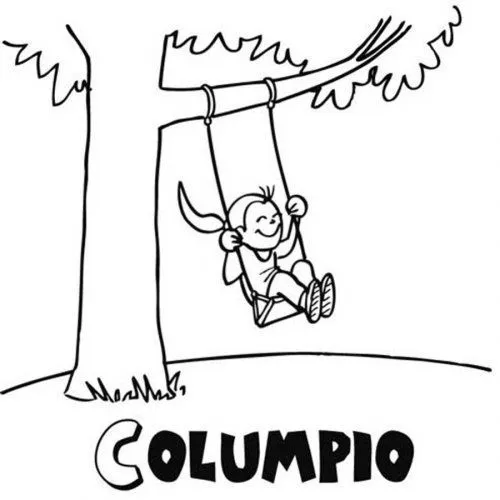 Dibujo de un columpio para imprimir y pintar - Dibujos para ... Dibujo de un columpio para imprimir y pintar - Dibujos para ...