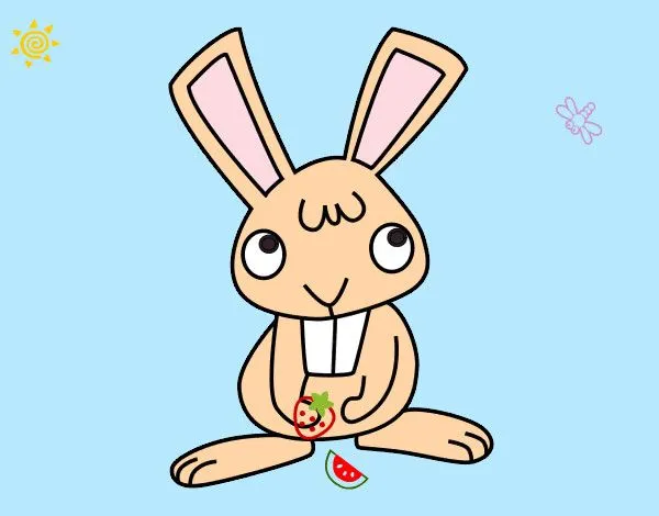 Dibujo de conejito de pascua ruth pintado por Rutmagdiel en ...