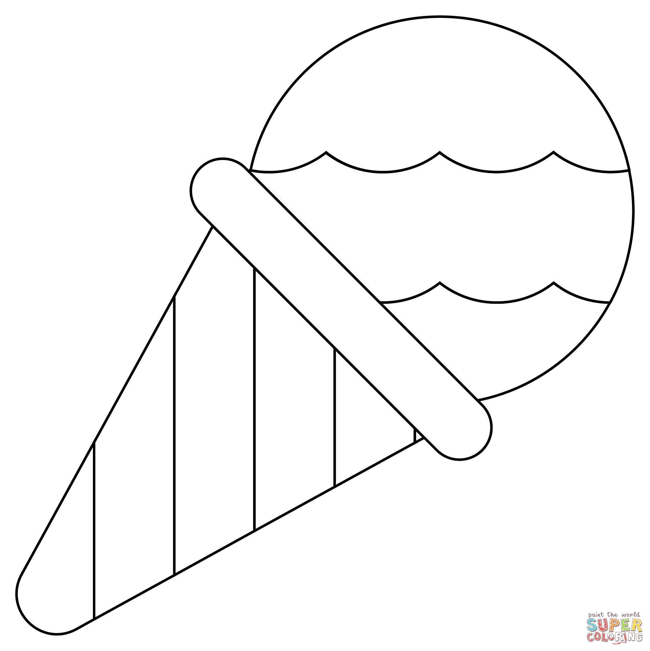 Dibujo de Cono de nieve para colorear | Dibujos para colorear imprimir gratis Dibujo de Cono de nieve para colorear | Dibujos para colorear imprimir gratis