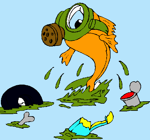 Dibujo de Contaminación marina pintado por Maria en Dibujos.net el ...