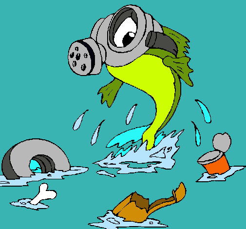 Dibujo de Contaminación marina pintado por Pezjoebiolma en Dibujos ... Dibujo de Contaminación marina pintado por Pezjoebiolma en Dibujos ...
