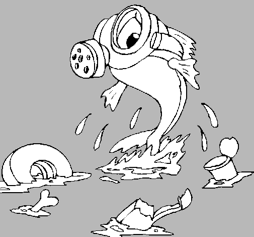 Dibujo de Contaminación marina pintado por Sandraftv en Dibujos ... Dibujo de Contaminación marina pintado por Sandraftv en Dibujos ...
