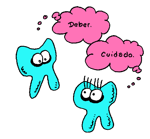 Dibujo de Conversación de dientes pintado por Miranda7amor en ... Dibujo de Conversación de dientes pintado por Miranda7amor en ...