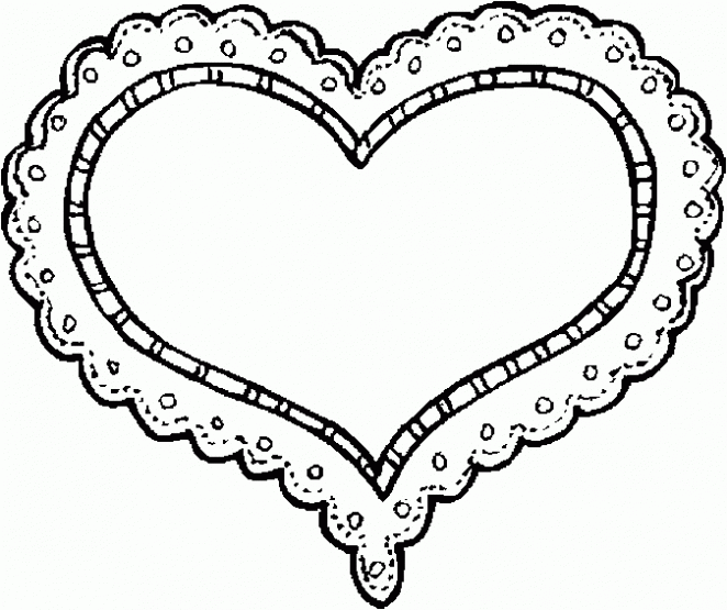de Corazón para colorear. Dibujos infantiles de Corazón. Colorear ... de Corazón para colorear. Dibujos infantiles de Corazón. Colorear ...