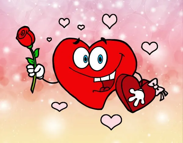 Dibujo de Corazon enamorado pintado por Gurujosh en Dibujos.net el ...