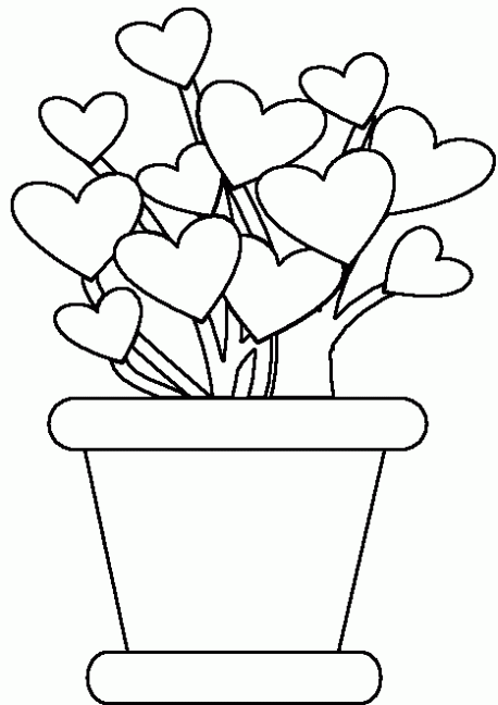 Dibujo de Corazones para colorear y pintar. | EMOCIONES ... Dibujo de Corazones para colorear y pintar. | EMOCIONES ...