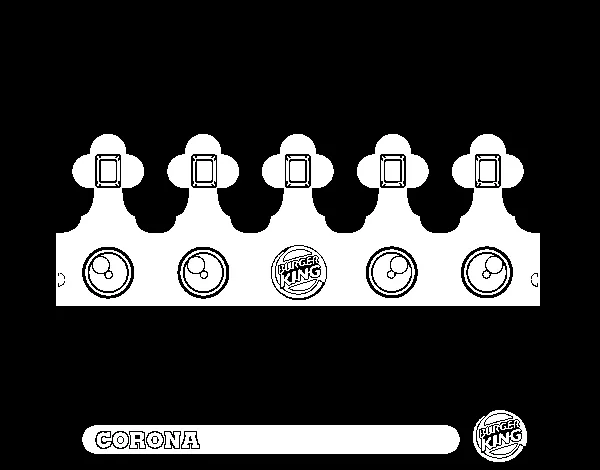 Dibujo de Corona Diverking para Colorear - Dibujos.net Dibujo de Corona Diverking para Colorear - Dibujos.net