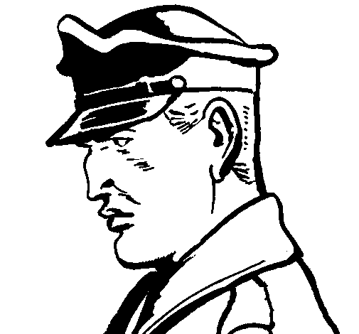 Dibujo de Coronel para Colorear - Dibujos.net