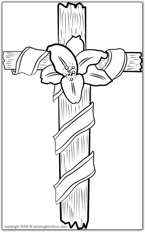 Cruz para colorear e imprimir - Imagui